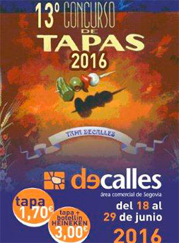 De tapas por Segovia 2016